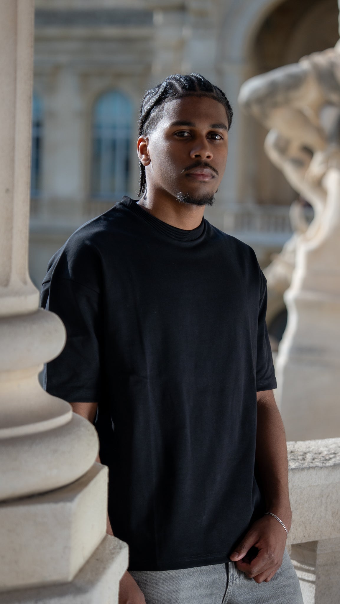 T-SHIRT NOIR LOROVAN