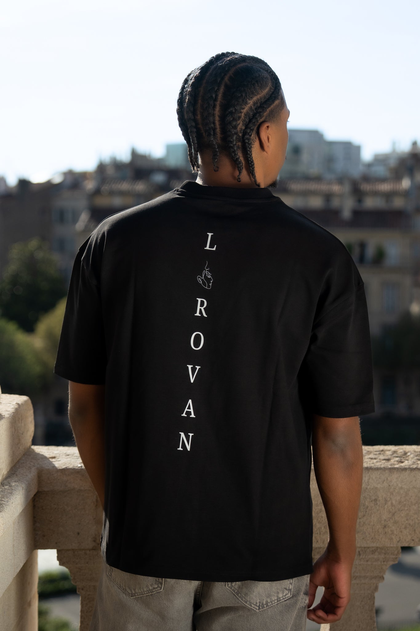 T-SHIRT NOIR LOROVAN
